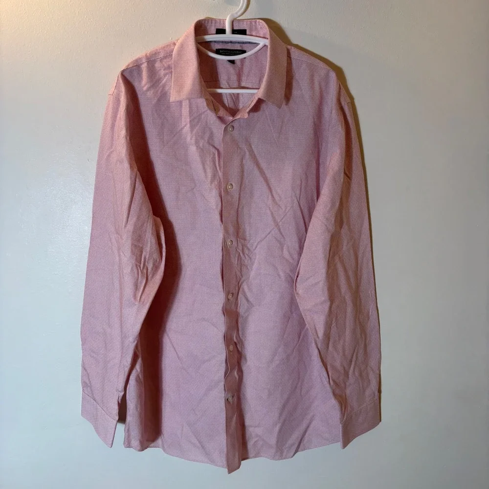 Banana Republic Mens Standard Fit Non-Iron Cotton Dress Shirt Size XL